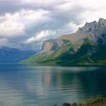 Minawanka Lake with Mount Inglismaldie near Banff